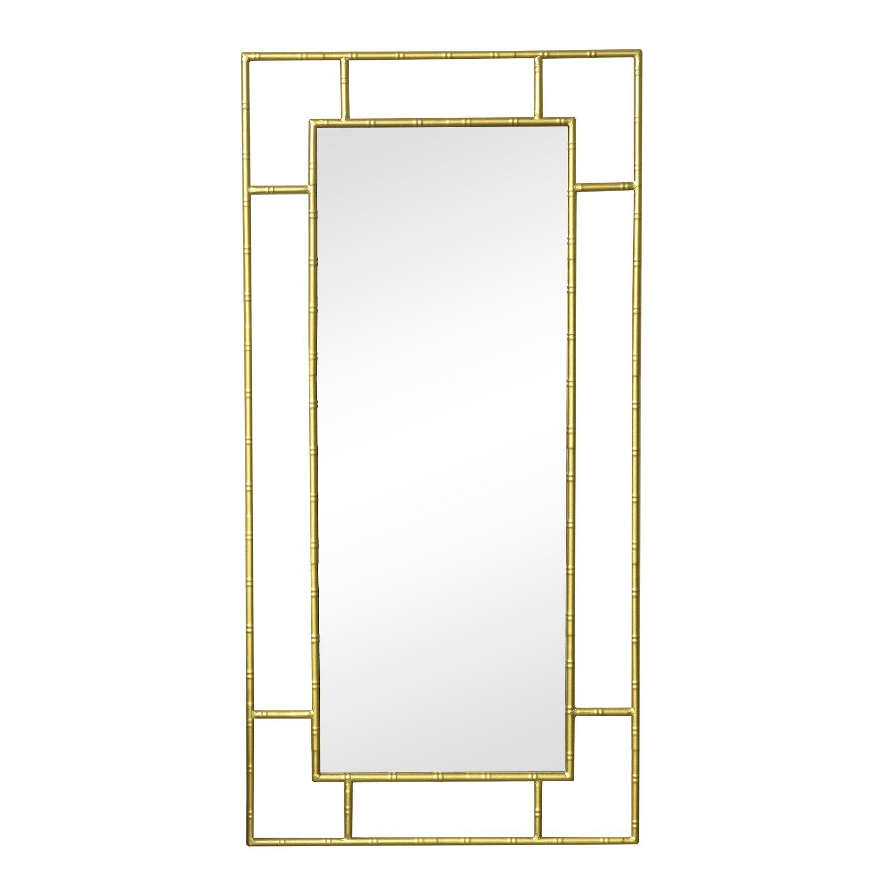 Large Gold Framed Wall Mirror 120cm X 60cm