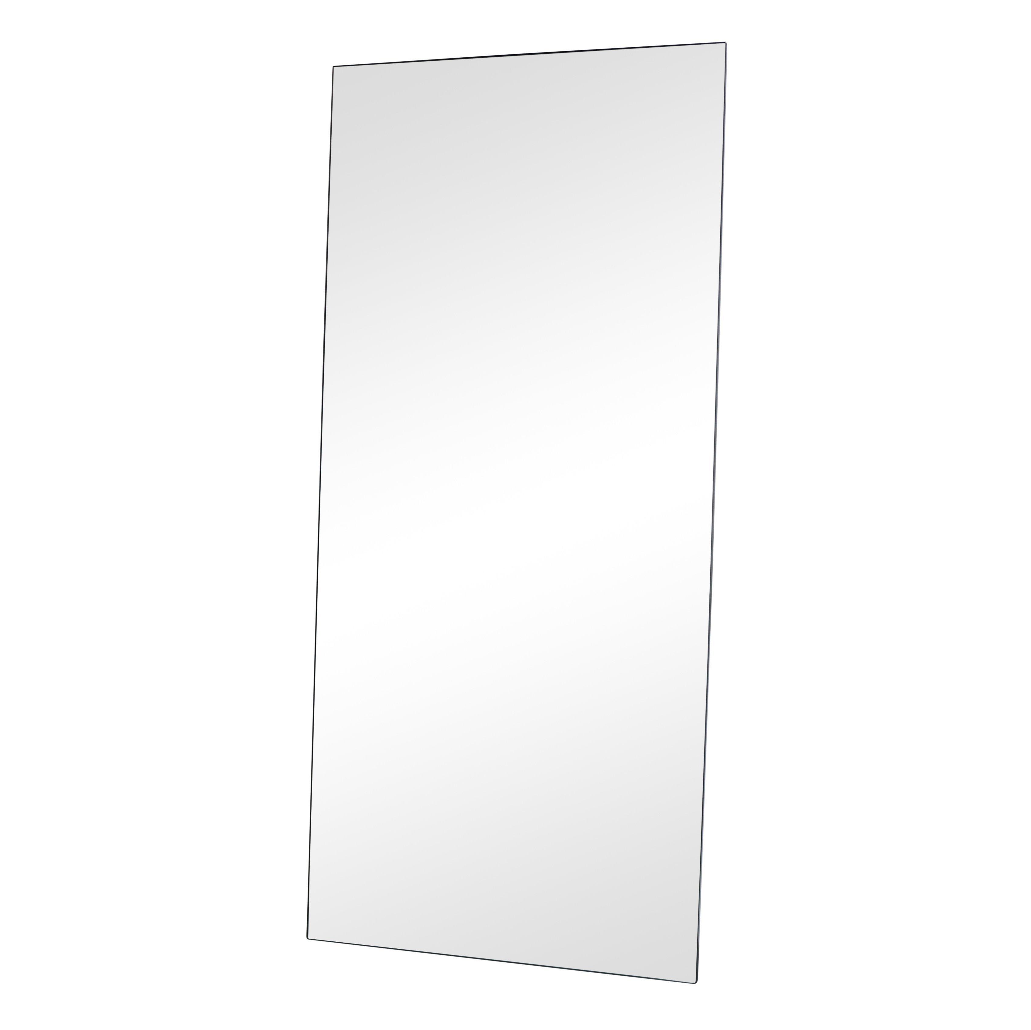 Large Black Thin Framed Leaner Mirror 80cm X 180cm