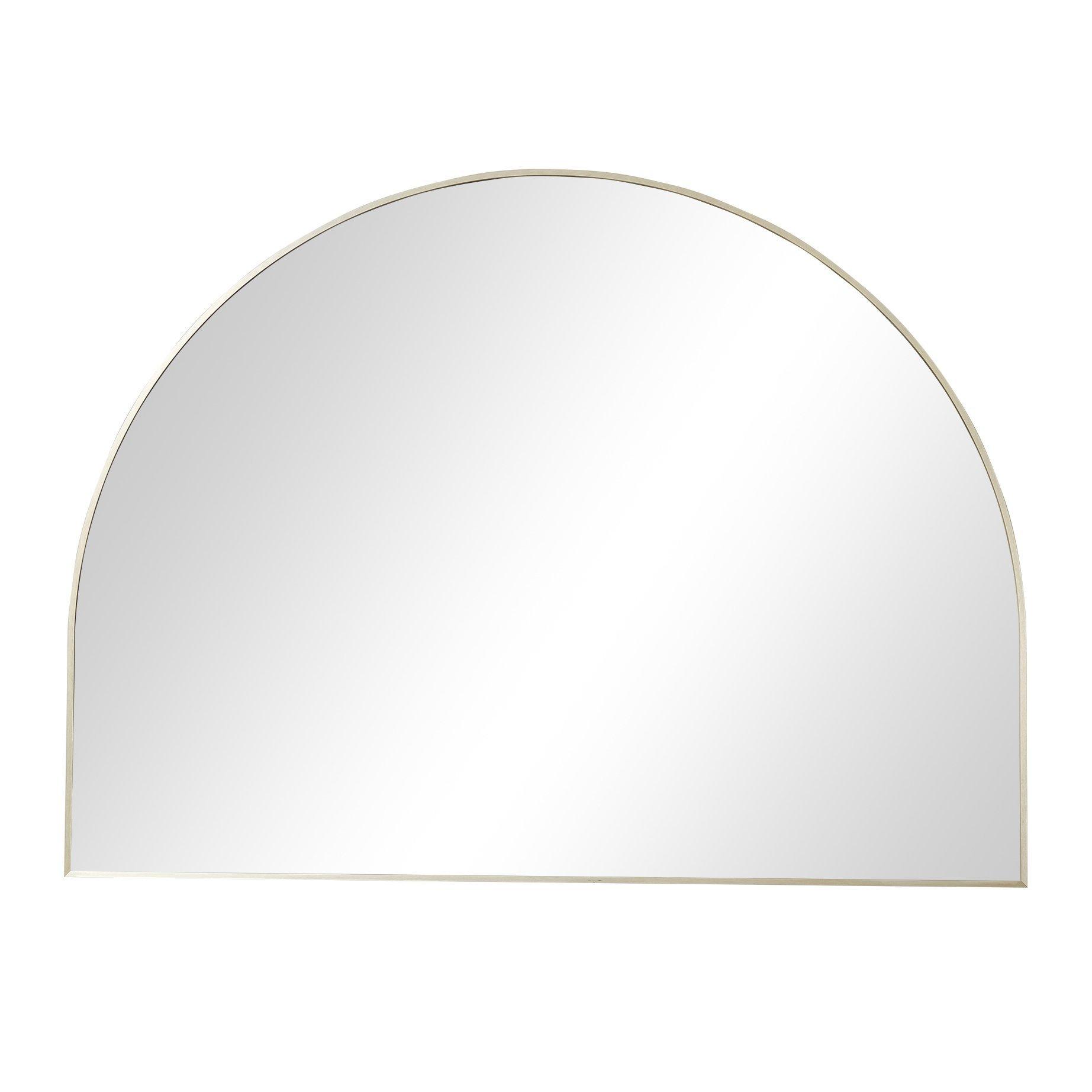 Large Gold Arched Wall Mirror 90cm X 120cm