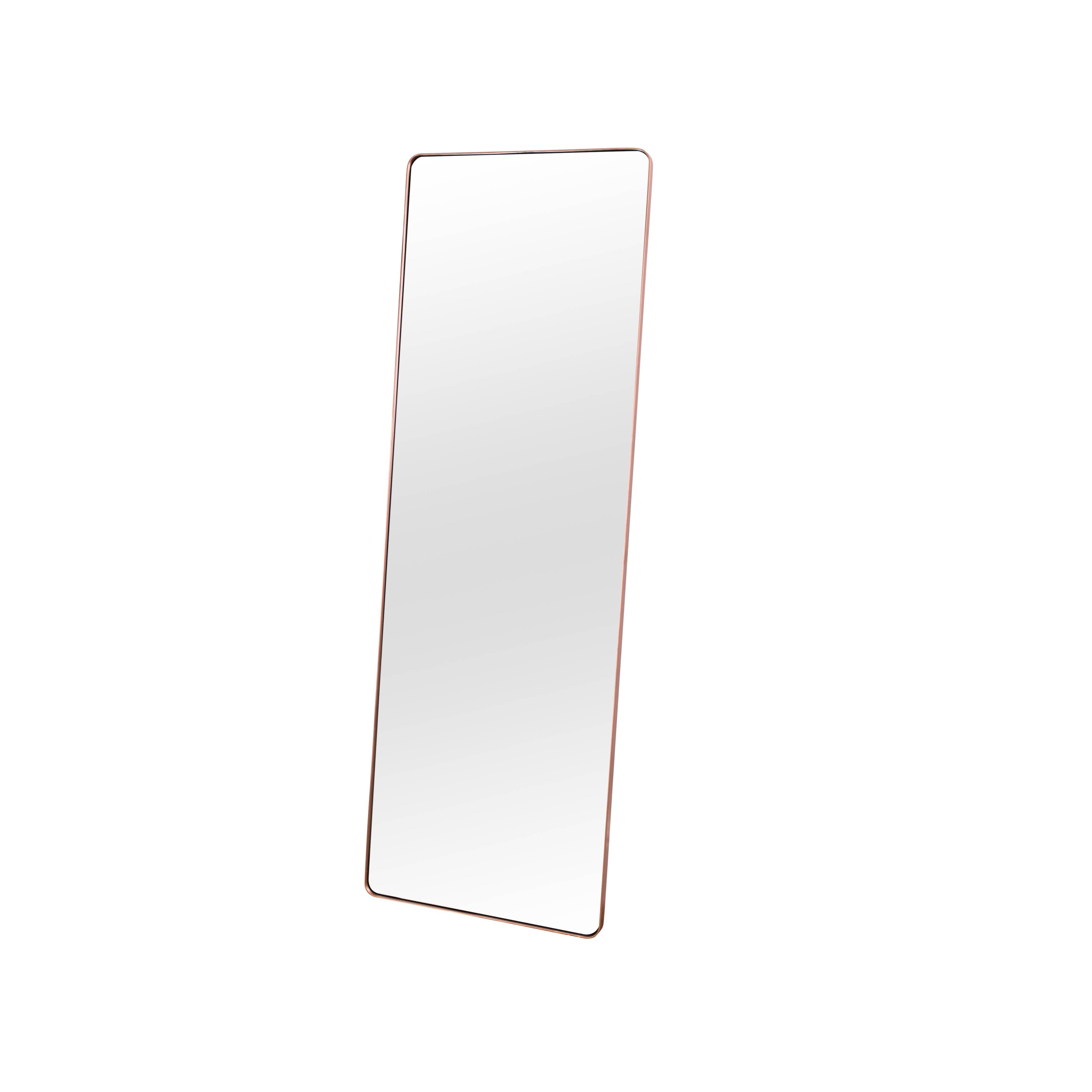 Tall Copper Wall / Floor / Leaner Mirror 47cm X 142cm