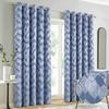 The Mill shop Halo Fully Lined Eyelet Curtains pair thumbnail 1