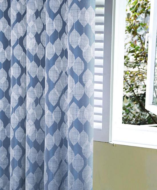 The Mill shop Halo Fully Lined Eyelet Curtains pair 3