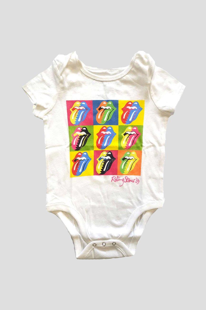 Two Tone Tongues Baby Grow