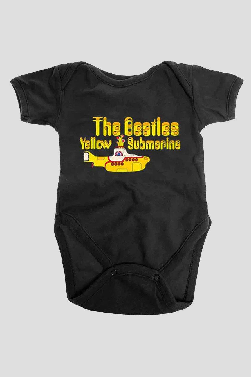 Yellow Submarine Logo Baby Grow