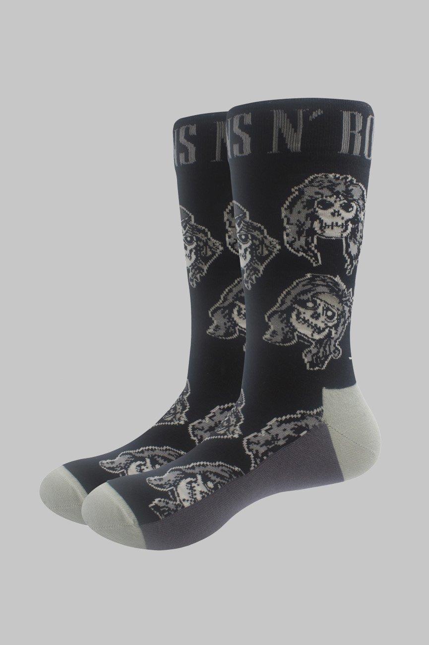 Monochrome Skulls Socks