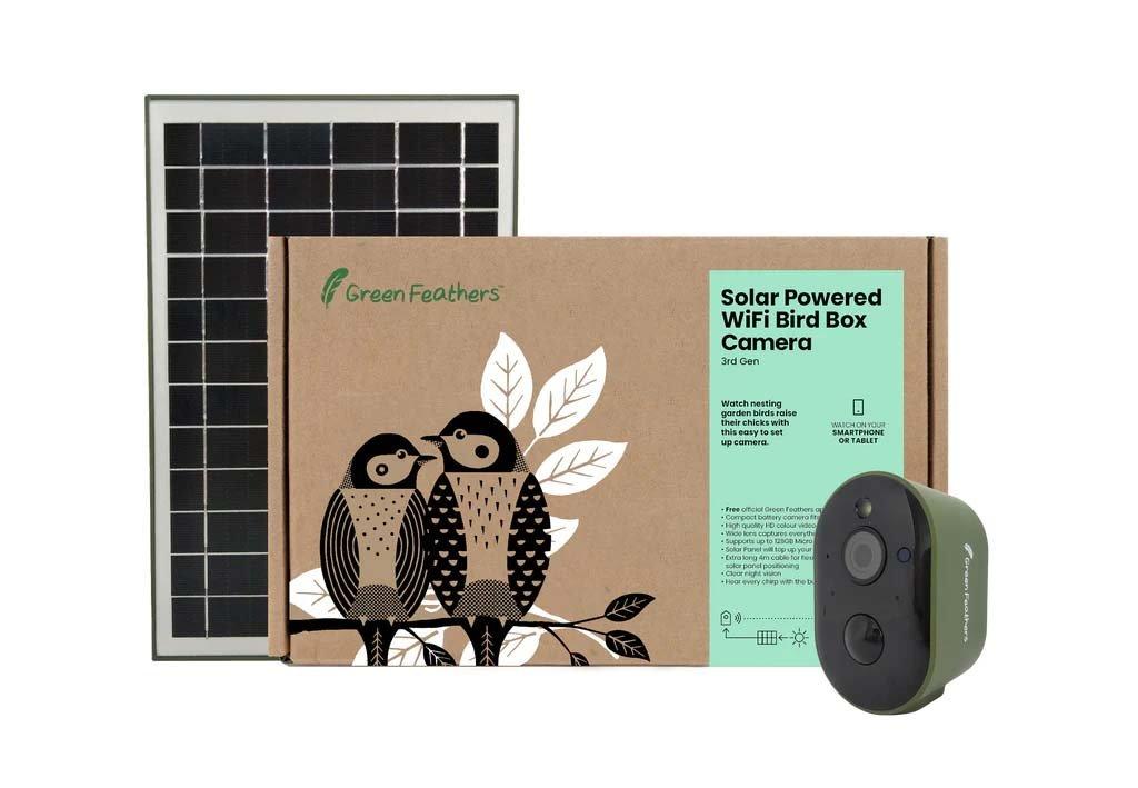 Solar Powered WiFi Bird Box Camera