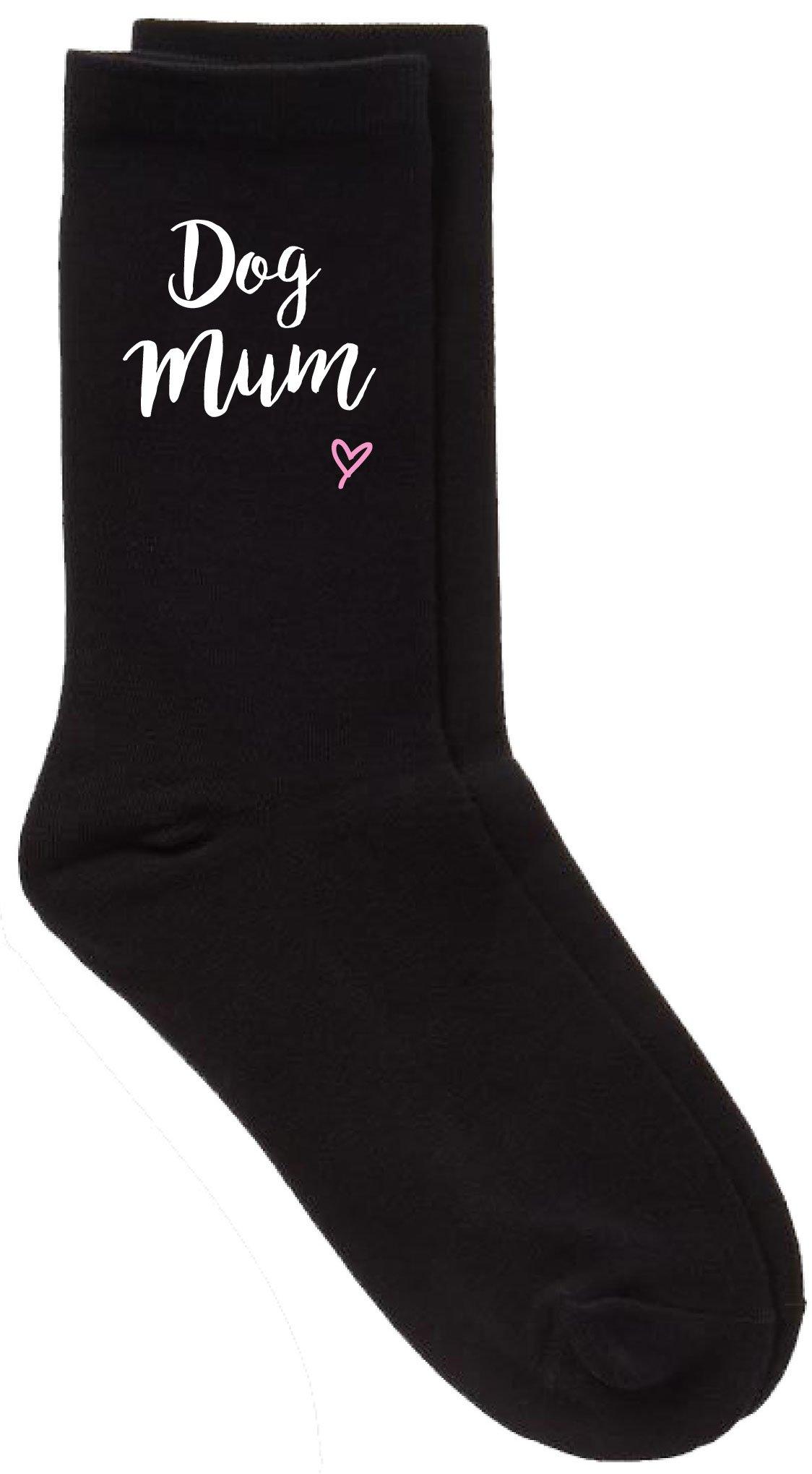 Dog Mum Black Socks