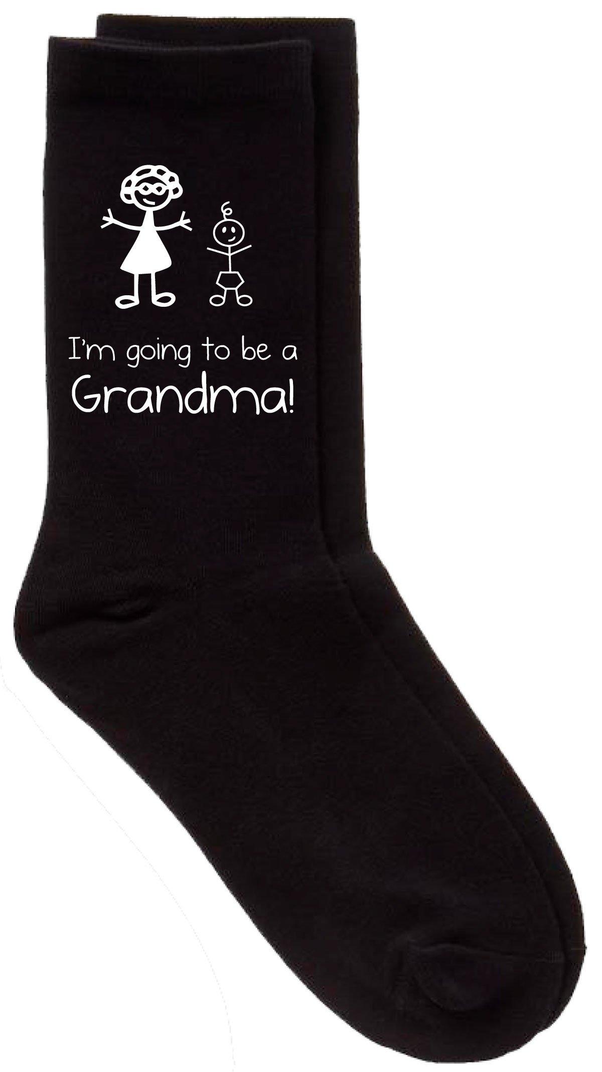 I'm Going To Be A Grandma Black Socks