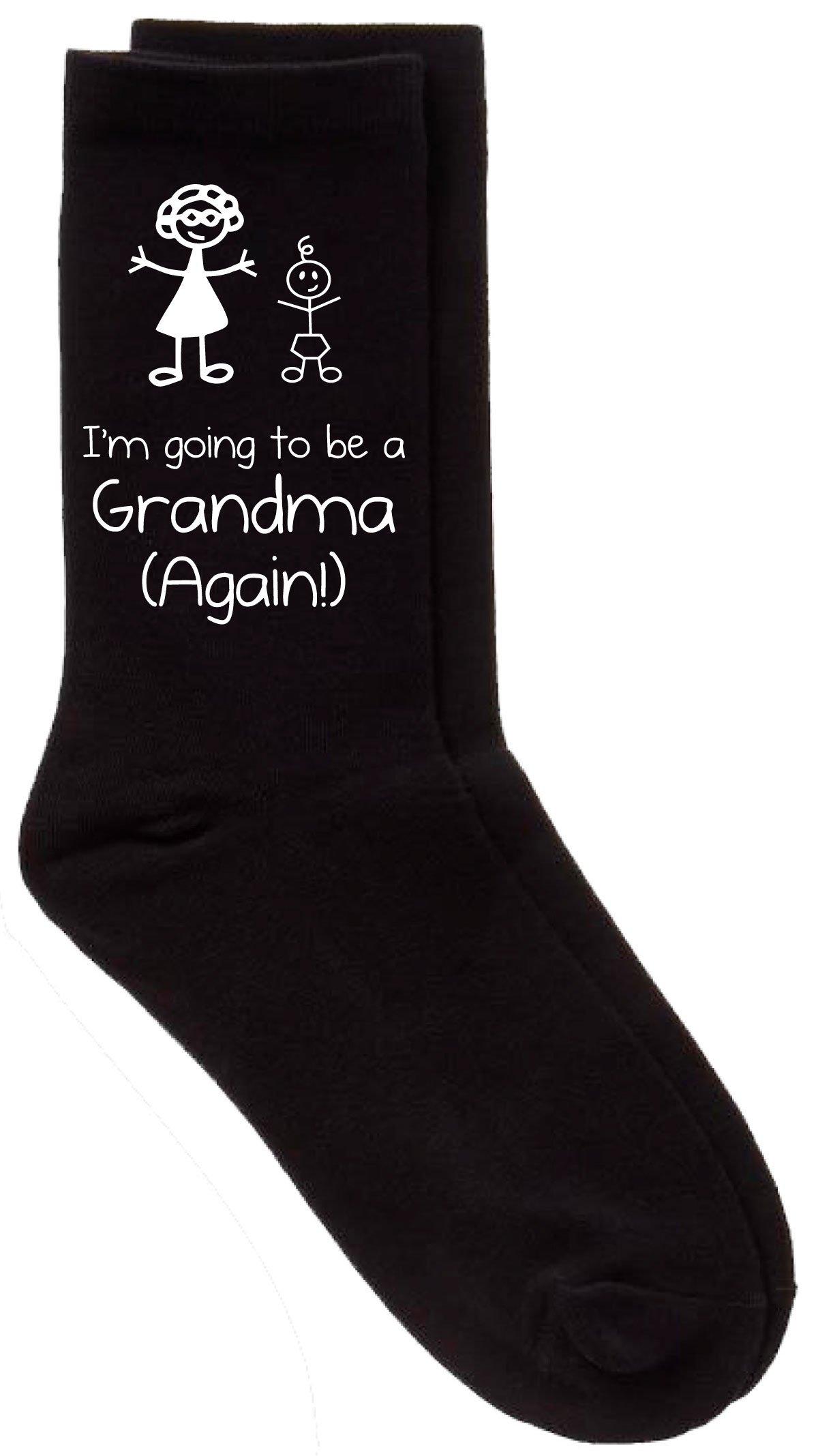 I'm Going To Be A Grandma (Again!) Black Socks