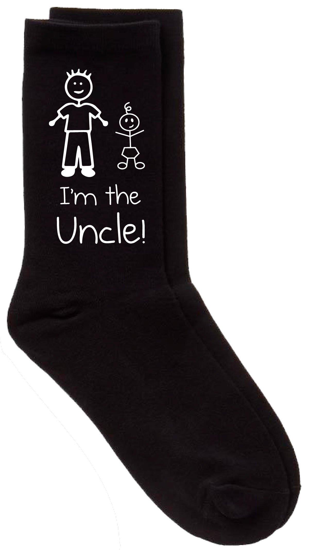 I'm The Uncle Black Calf Socks