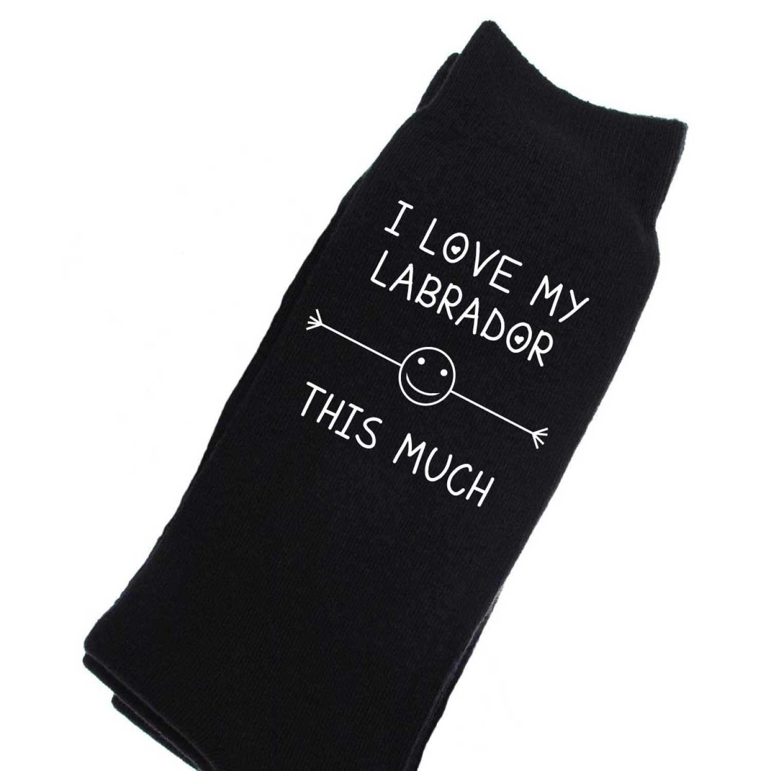 I Love My Labrador This Much Socks