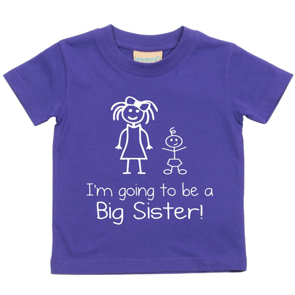 I’m Going To Be A Big Sister Purple Tshirt