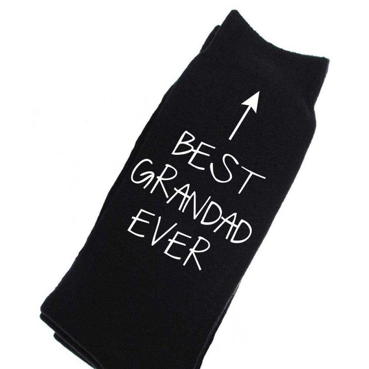 Best Grandad Ever Black Calf Socks