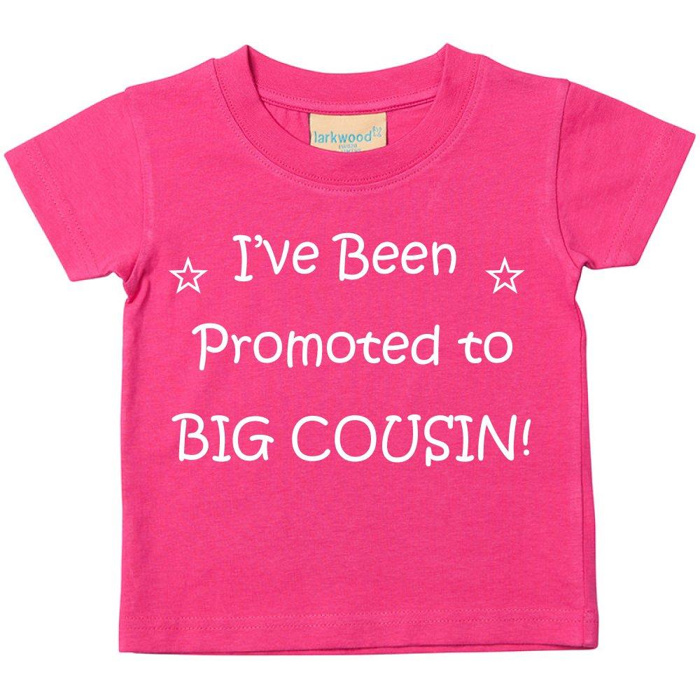 I've Been Promoted To Big Cousin Pink Tshirt