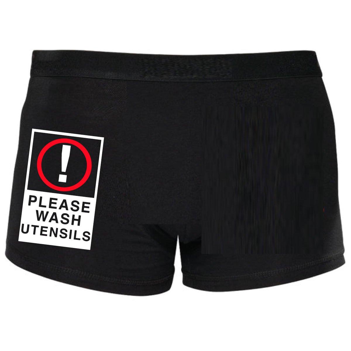 Funny Boxers Please Wash Utensils Shorty Boxers