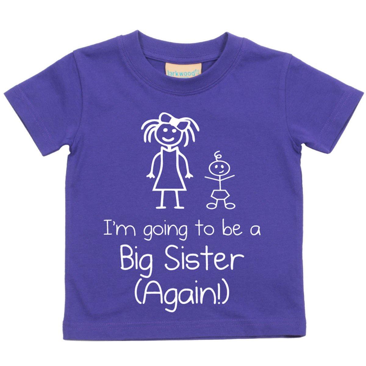I’m Going To Be A Big Sister Again Purple Tshirt