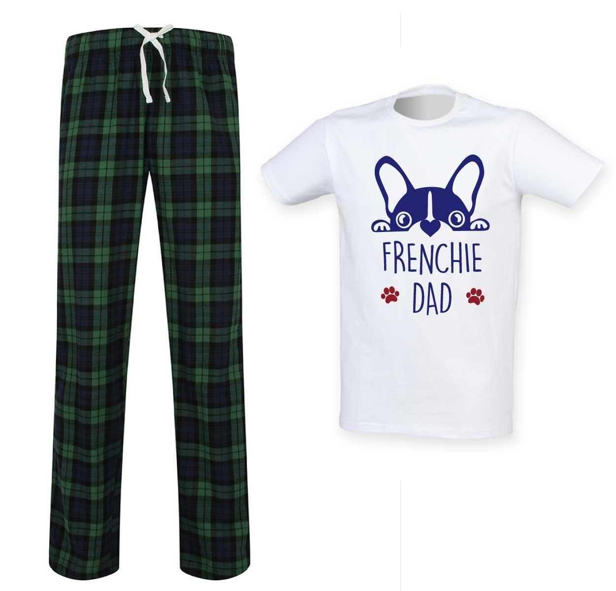 Frenchie Dad Tartan Pyjama Set