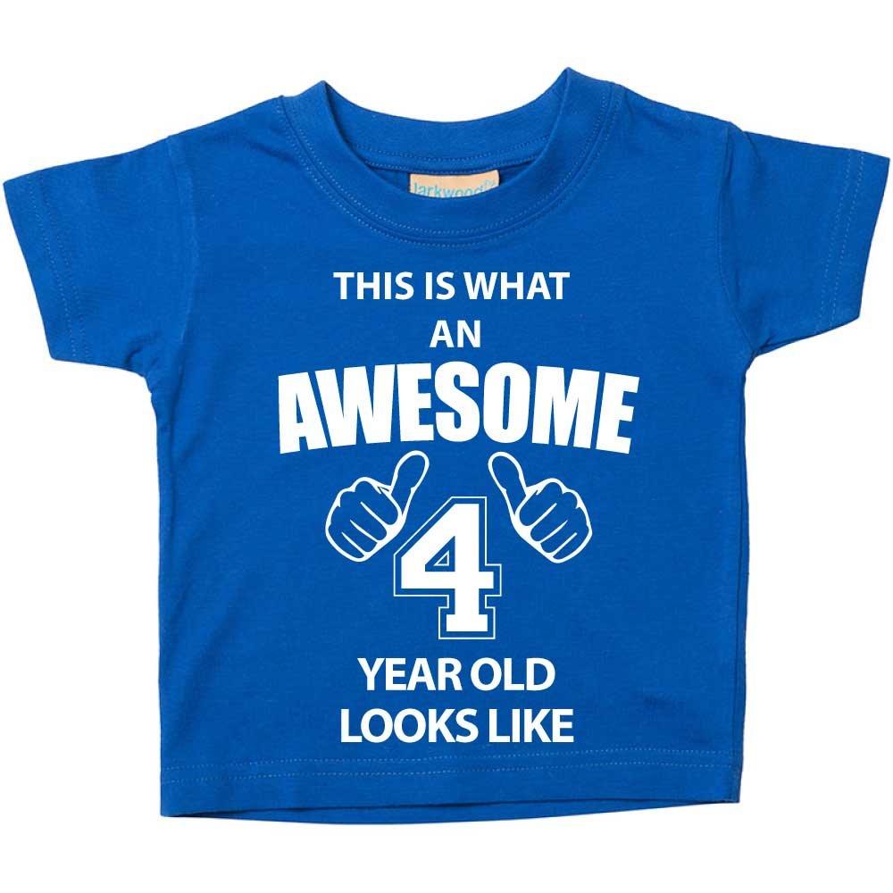 This Is What An Awesome 4 Year Old Looks Like Tshirt
