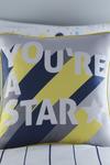 Appletree 'You're a Star' Filled Kids Bedroom Cushion 100% Cotton thumbnail 1