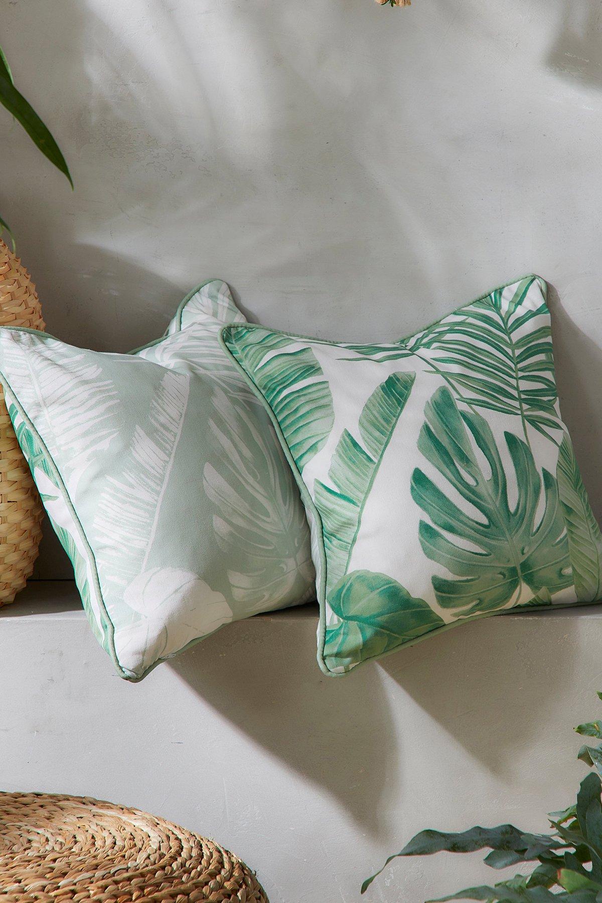 Photos - Pillow 'Tahiti' Outdoor Water & UV Resistant Filled Cushion