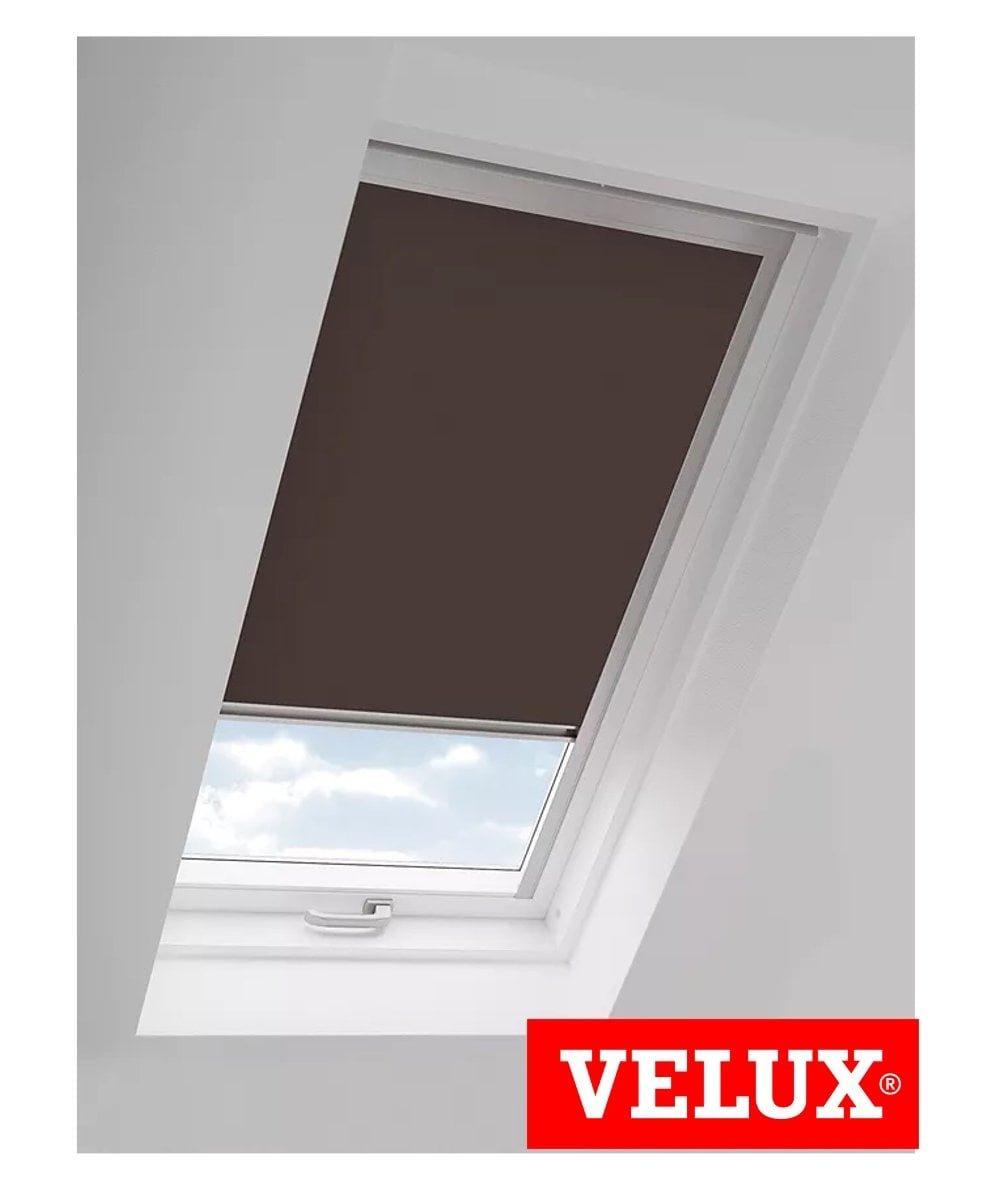 Henna Brown Thermal out Skylight Roller Blinds (Velux Roof Windows G Codes)