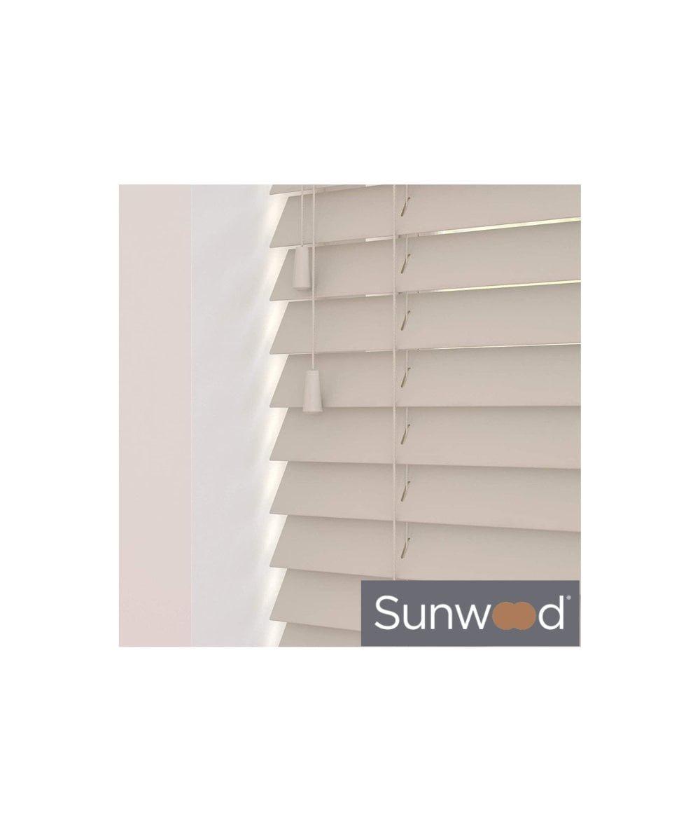 Wooden Venetian Blinds With Strings Heather