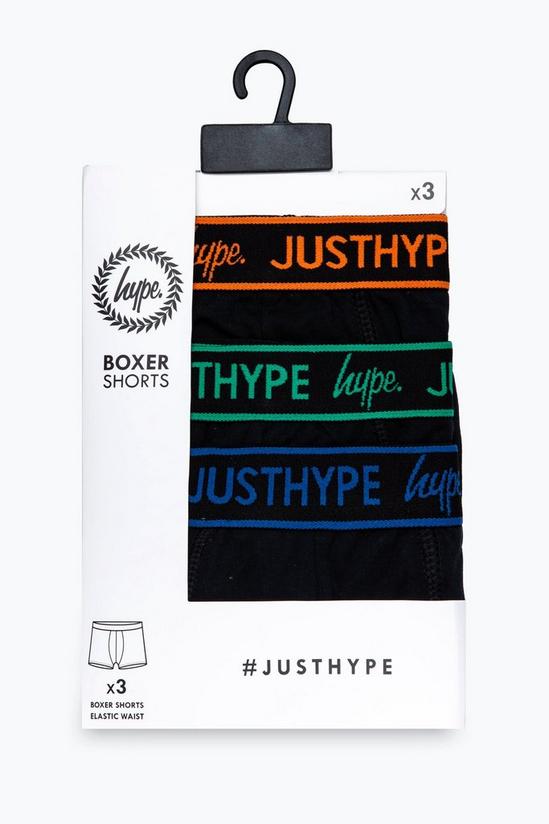 Hype Justlogo Waistband 3 Pack Boxers 5