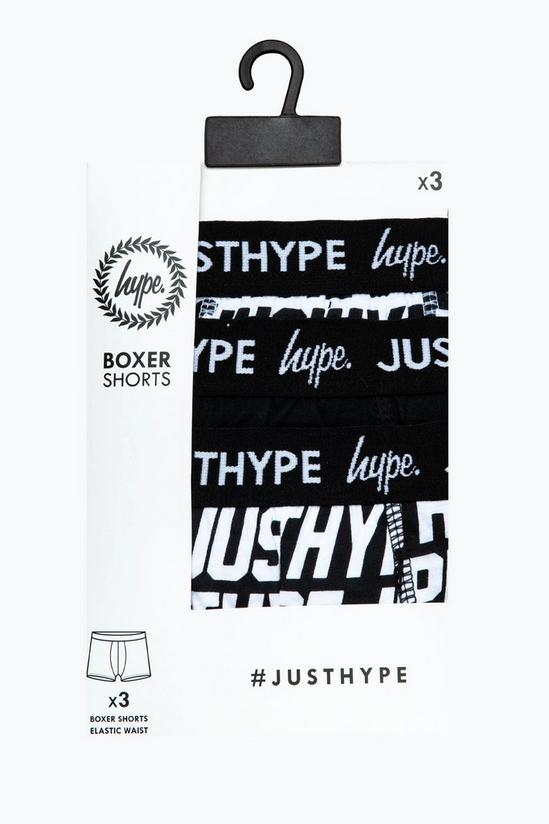 Hype Just 3 Pack Boxers 5