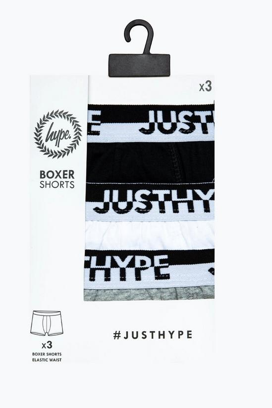 Hype Mono 3 Pack Boxers 5