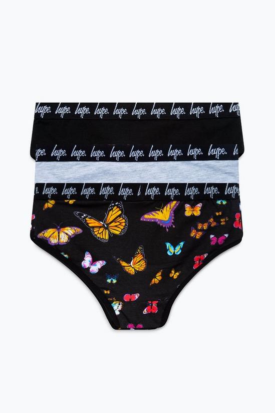 Hype Butterfly 3 Pack Briefs 2