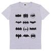 DC Comics Batman Distressed Logo Evolution Men's T-Shirt thumbnail 1