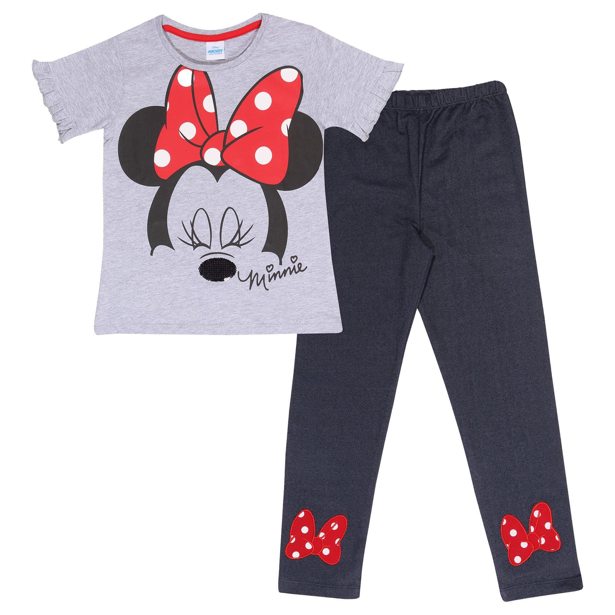 Minnie Mouse Eyelashes T-Shirt and Leggings Set