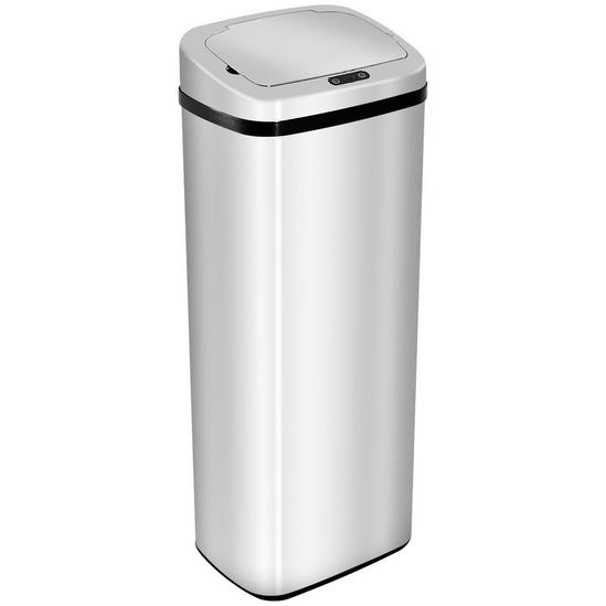 HOMCOM 50L Infrared Touchless Automatic Motion Sensor Dustbin 1