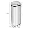 HOMCOM 50L Infrared Touchless Automatic Motion Sensor Dustbin thumbnail 3
