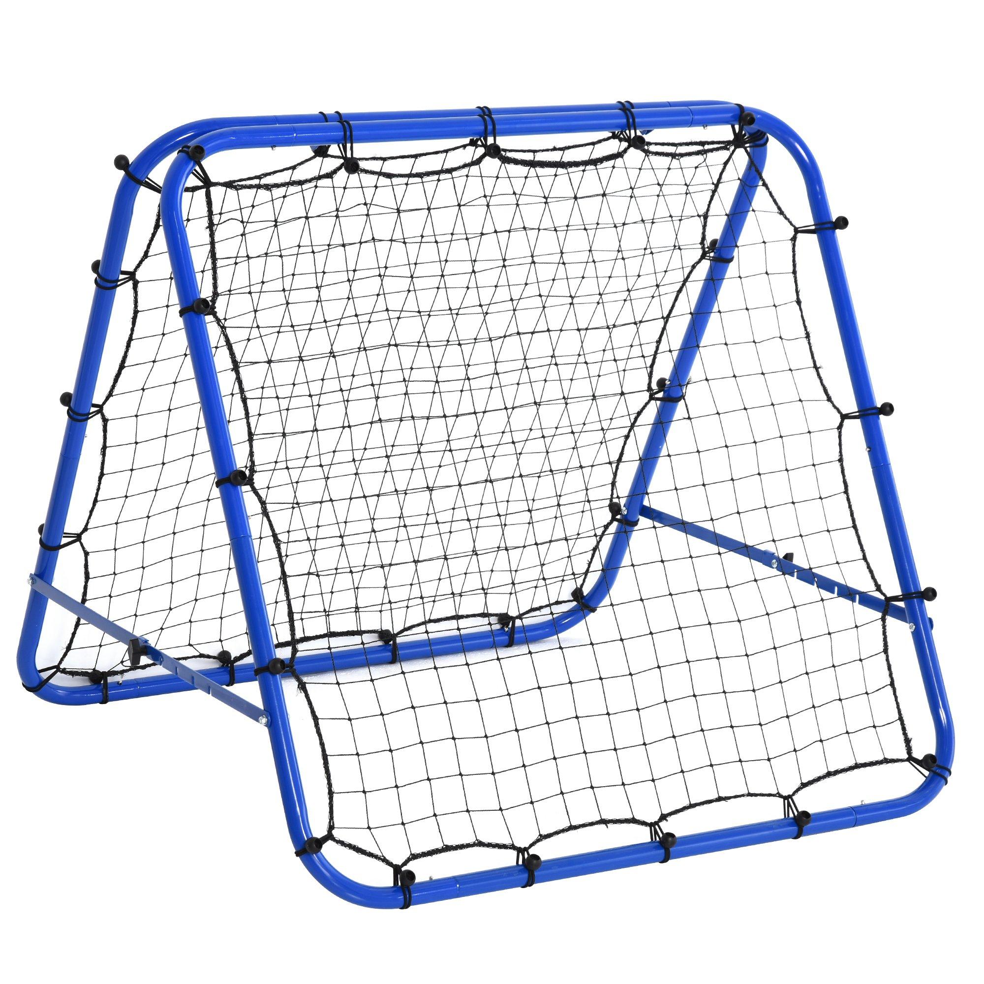 Rebounder Net Football Target Goal Play Training Adjustable Angles