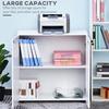 VINSETTO 2-Tier Locking Office Storage Cabinet File Organisation with Handles thumbnail 4