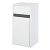 HOMCOM Modern Minimalistic Bathroom Storage Cabinet Drawer Cupboard thumbnail 1