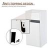 HOMCOM Modern Minimalistic Bathroom Storage Cabinet Drawer Cupboard thumbnail 5