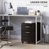 VINSETTO 2-Drawer Locking Office Filing Cabinet with 5 Wheels Rolling Storage thumbnail 5