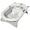 HOMCOM Foldable Portable Baby Bath Tub w/ Temperature-Induced Water Plug for 0-3 years thumbnail 1