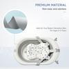 HOMCOM Foldable Portable Baby Bath Tub w/ Temperature-Induced Water Plug for 0-3 years thumbnail 4