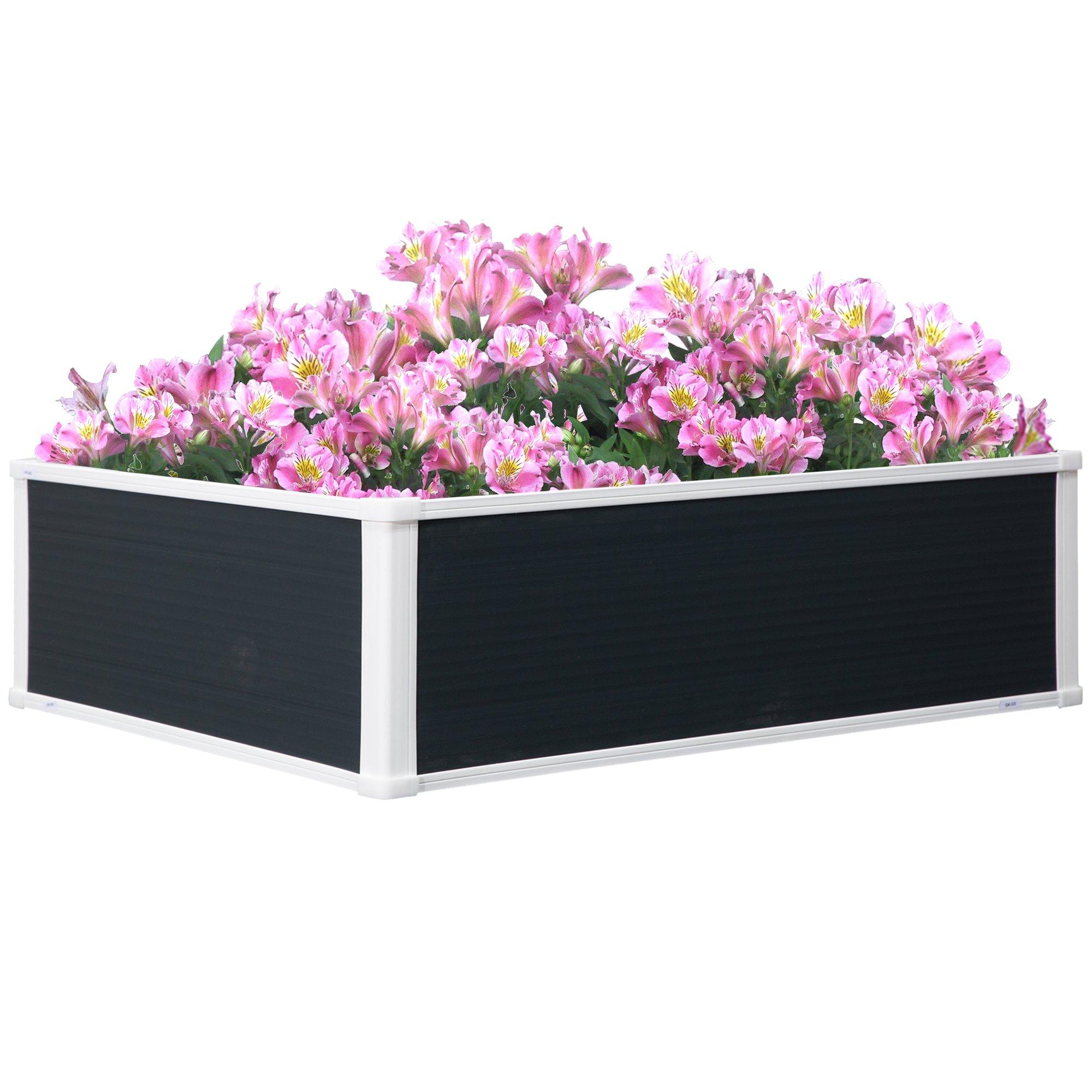 Garden Raised Bed Planter Grow Containers Flower Pot PP