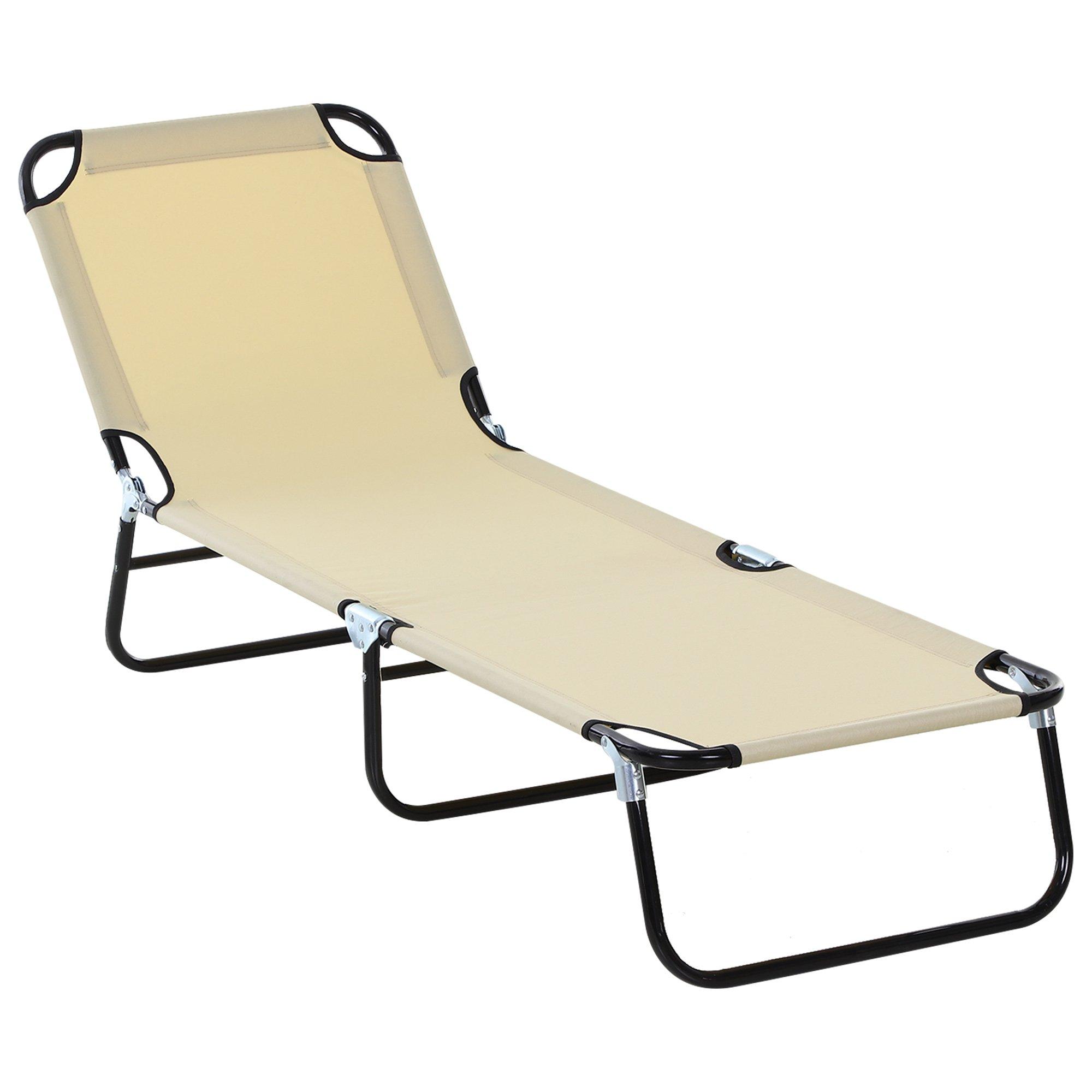 Folding Lounge Chair Outdoor Chaise Lounge for Bench Patio