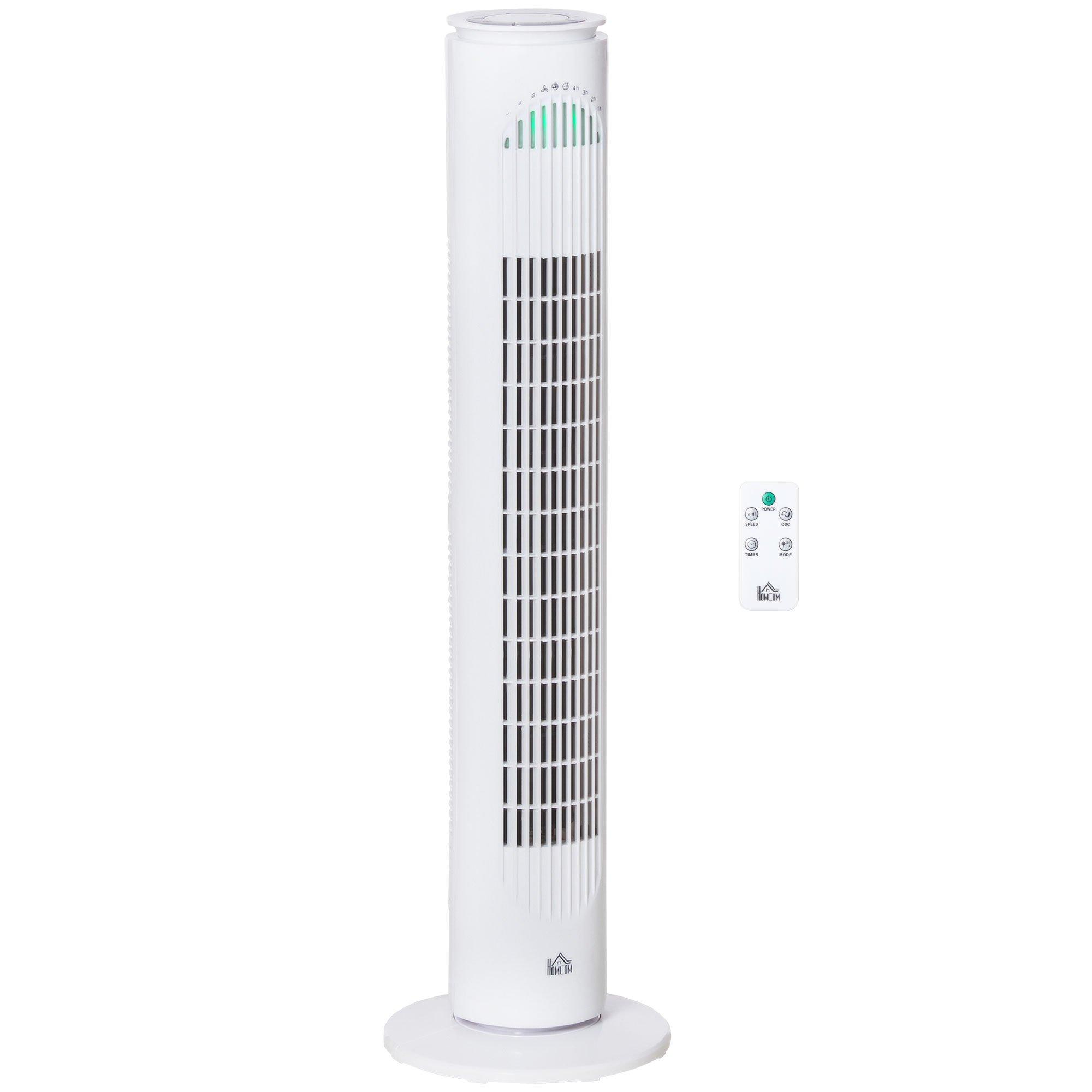 30'' Tower Fan with 3 Speed 3 Mode 10h Timer 70 degree Oscillation