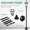 OUTSUNNY 2PCS Solar Torch LED Lights Post Lamp Outdoor Garden Decoration Auto On/Off thumbnail 6