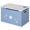 HOMCOM 55x34cm 50L Kids Storage Chest with Safety Hinge Handles Air Vents thumbnail 1