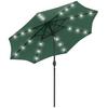 OUTSUNNY 24 LED Solar PoweParasol Umbrella Garden Tilt Outdoor String Light thumbnail 1