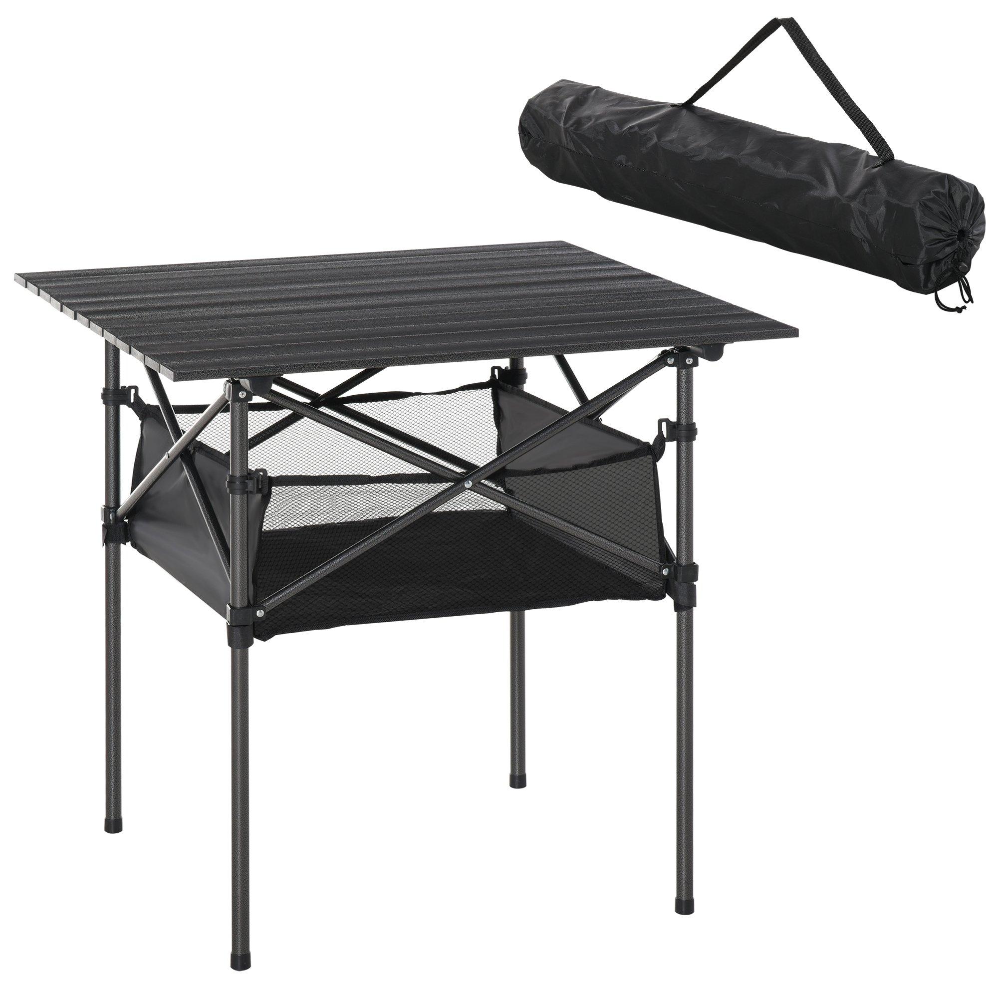 Aluminum Camping Table Folding Table Picnic Table w/ Mesh  Bag
