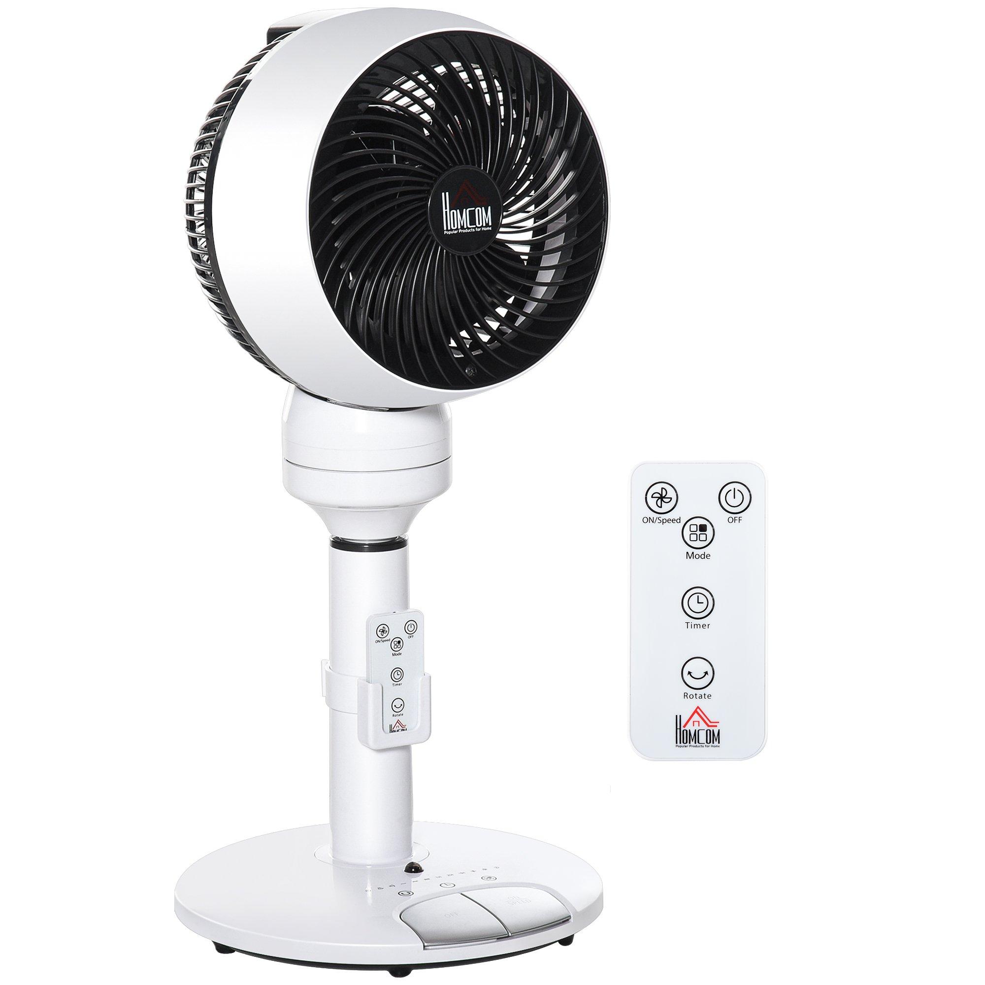 9 inches Oscillating Air Circulator Fan 9 Setting Height Adjustable