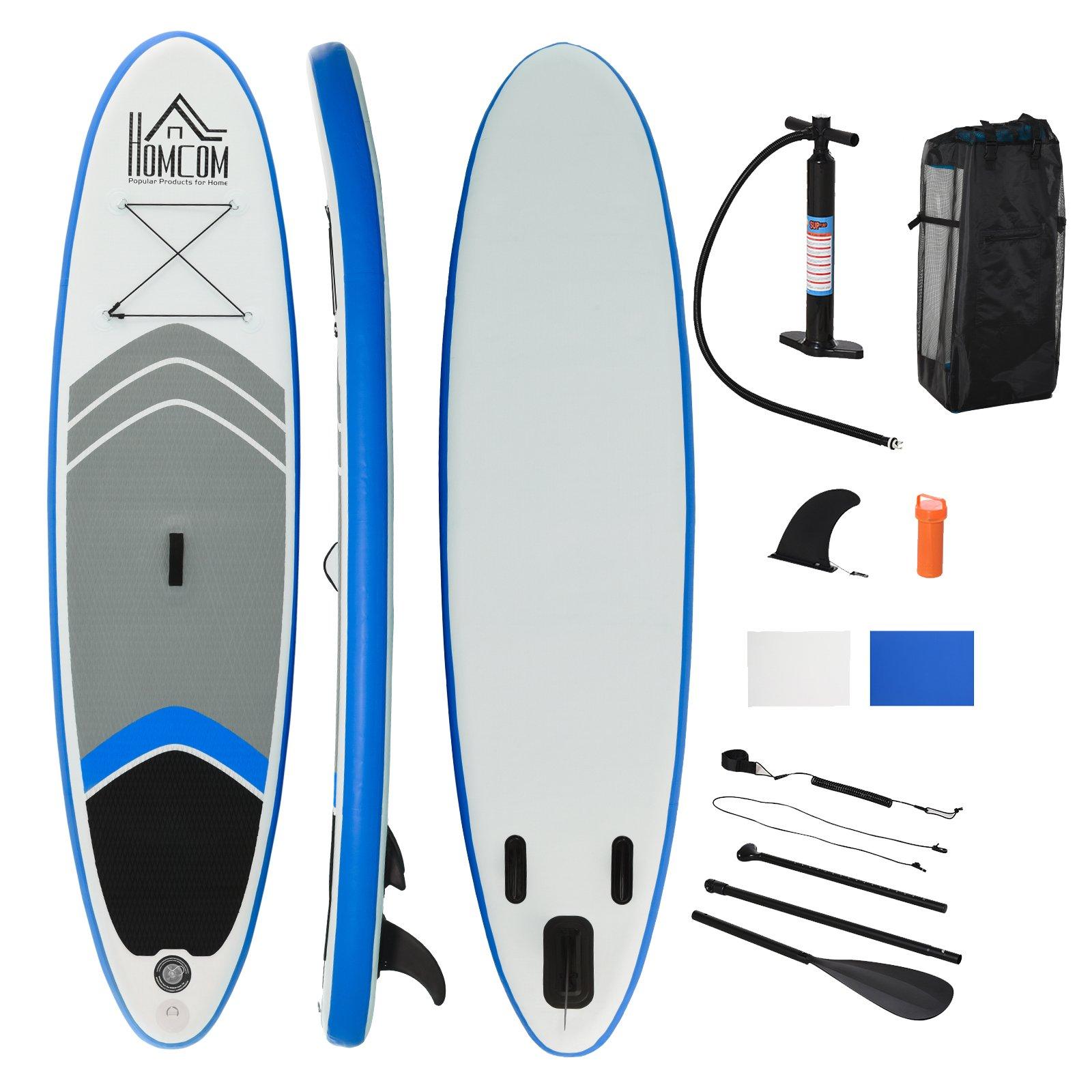 10ft Inflatable Stand-Up Paddle Board SUP Accessory Carry Bag Paddle Pump Leash